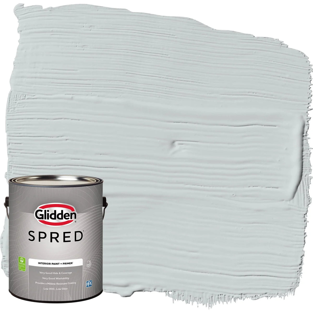 Interior Wall Paint Gray Eggshell 1 Gallon C1613